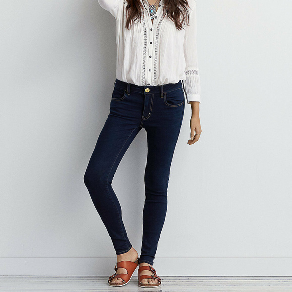 Aeo Denim X Jegging True Rinse 